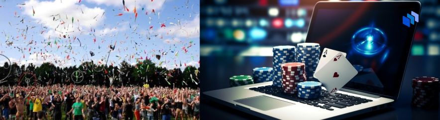 Festivals in Ottawa and Casino Chips on Laptop